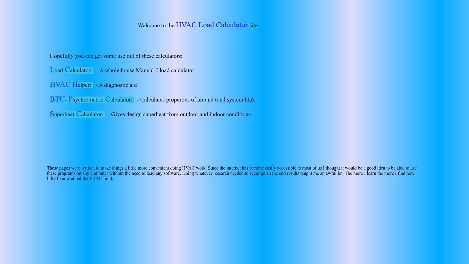 LoadCalc.net – Whole‑House Manual‑J Style Calculator